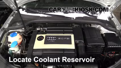 2007 Audi A3 2.0L 4 Cyl. Turbo Coolant (Antifreeze) Add Coolant